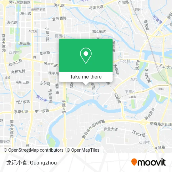 龙记小食 map