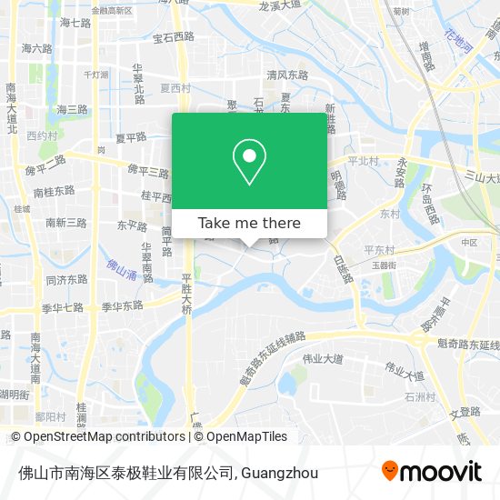 佛山市南海区泰极鞋业有限公司 map