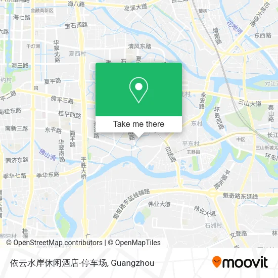 依云水岸休闲酒店-停车场 map