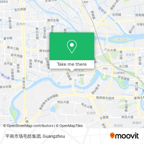 平南市场毛纺集团 map