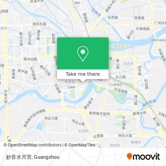 妙音水月宫 map