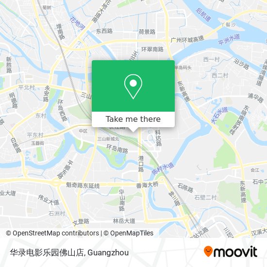 华录电影乐园佛山店 map