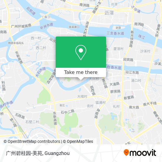 广州碧桂园-美苑 map