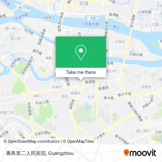 番禺第二人民医院 map