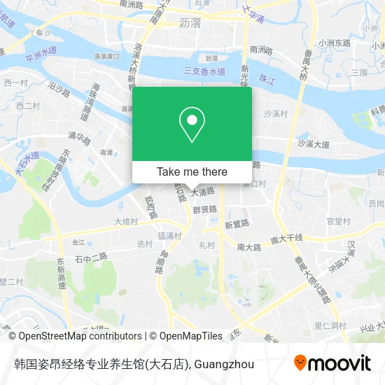 韩国姿昂经络专业养生馆(大石店) map