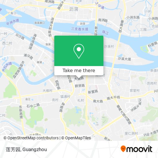莲芳园 map