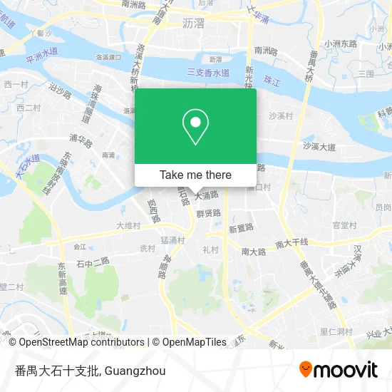番禺大石十支批 map
