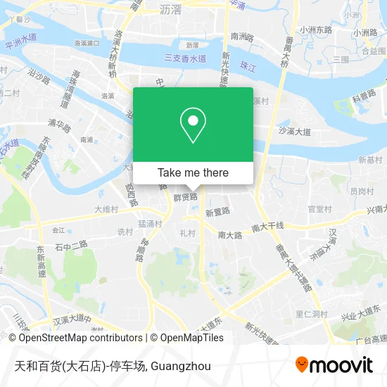 天和百货(大石店)-停车场 map