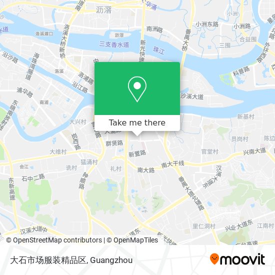 大石市场服装精品区 map