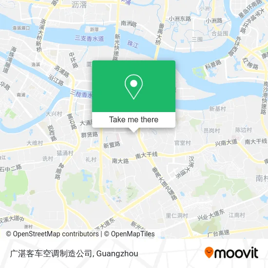 广湛客车空调制造公司 map