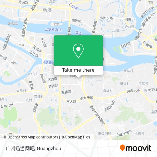 广州迅游网吧 map