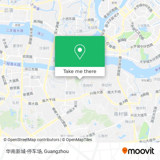 华南新城-停车场 map
