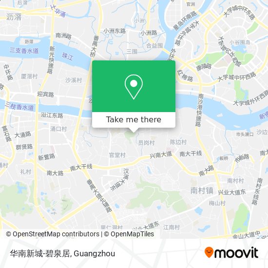 华南新城-碧泉居 map