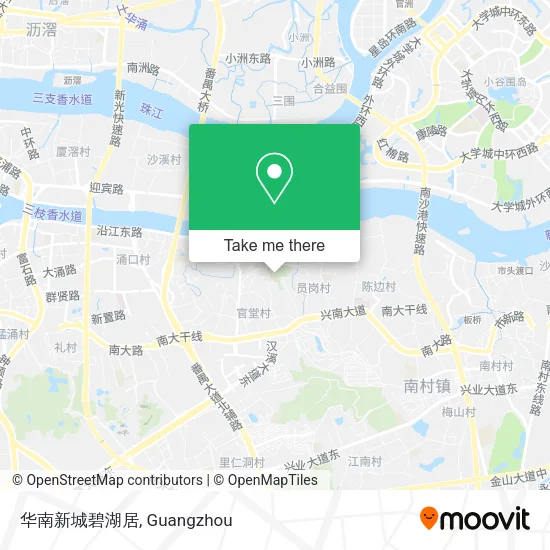 华南新城碧湖居 map