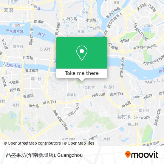 品盛果坊(华南新城店) map