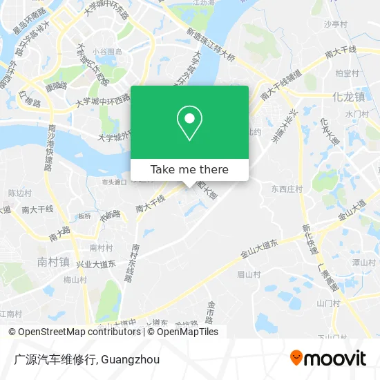 广源汽车维修行 map