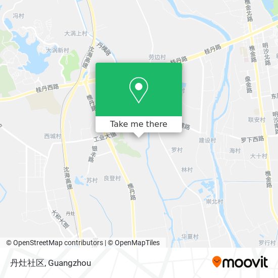 丹灶社区 map
