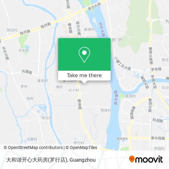 大和谐开心大药房(罗行店) map
