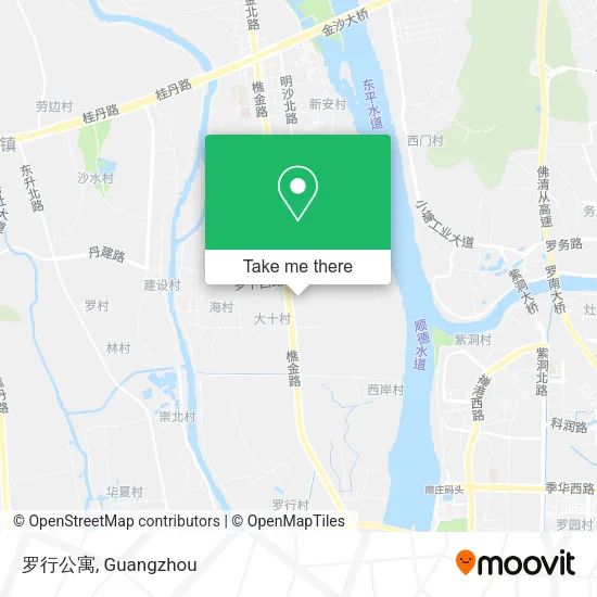 罗行公寓 map