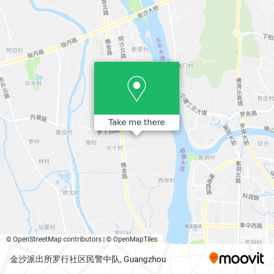 金沙派出所罗行社区民警中队 map