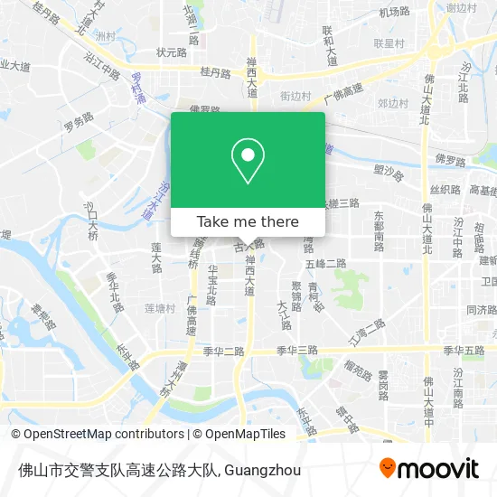 佛山市交警支队高速公路大队 map