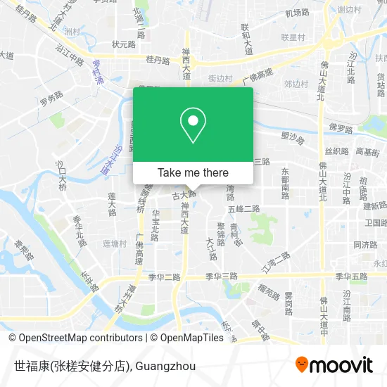 世福康(张槎安健分店) map