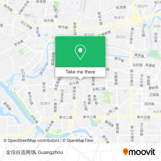 金信自选商场 map
