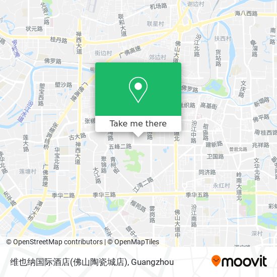 维也纳国际酒店(佛山陶瓷城店) map