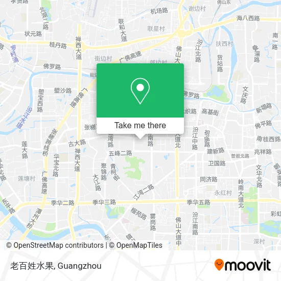 老百姓水果 map