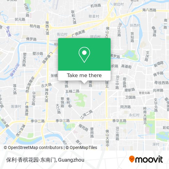 保利·香槟花园-东南门 map