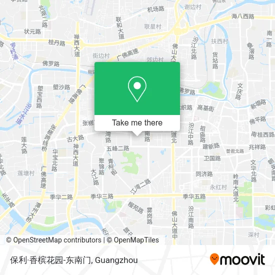 保利·香槟花园-东南门 map