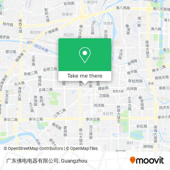 广东佛电电器有限公司 map