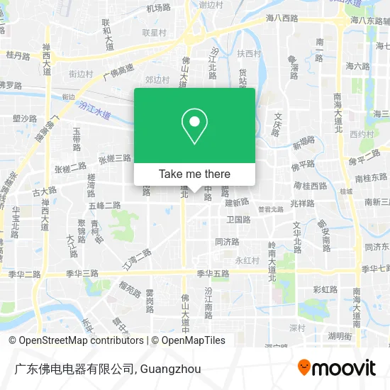 广东佛电电器有限公司 map