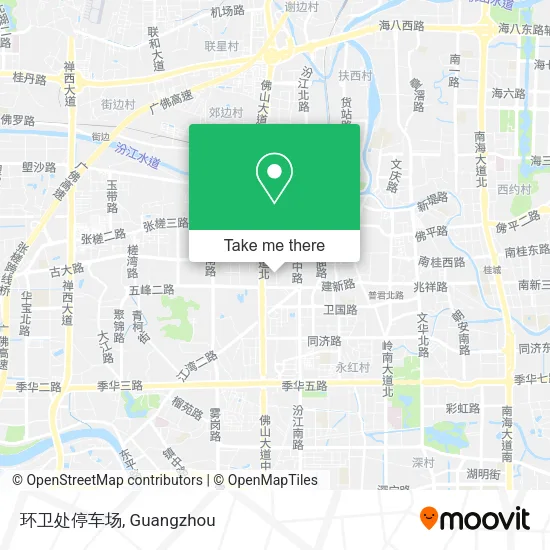 环卫处停车场 map
