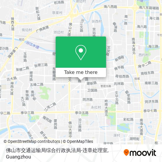 佛山市交通运输局综合行政执法局-违章处理室 map