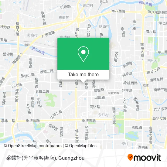 采蝶轩(升平惠客隆店) map