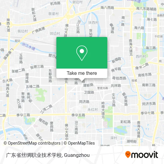 广东省丝绸职业技术学校 map