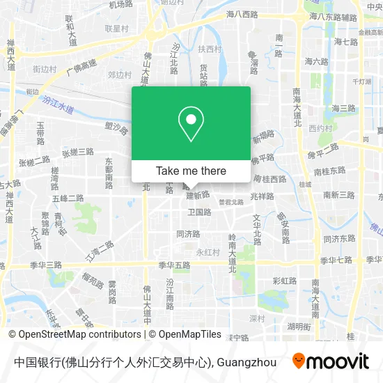 中国银行(佛山分行个人外汇交易中心) map