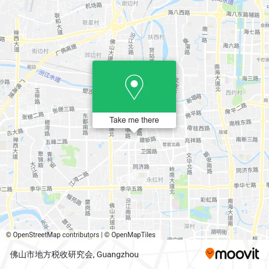 佛山市地方税收研究会 map