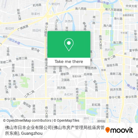 佛山市日丰企业有限公司(佛山市房产管理局祖庙房管所东南) map