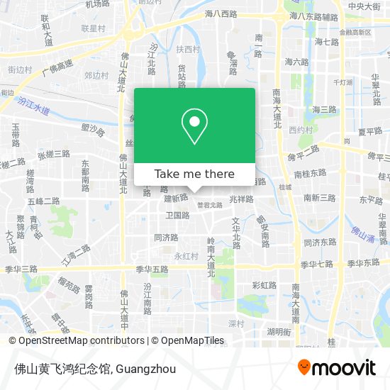 佛山黄飞鸿纪念馆 map