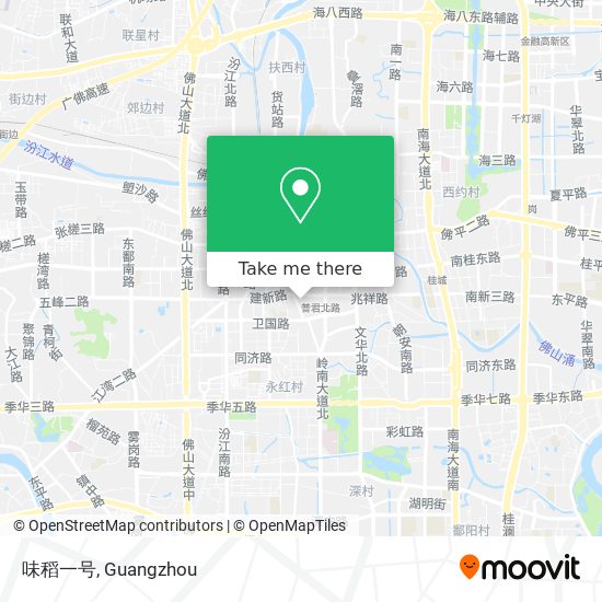味稻一号 map