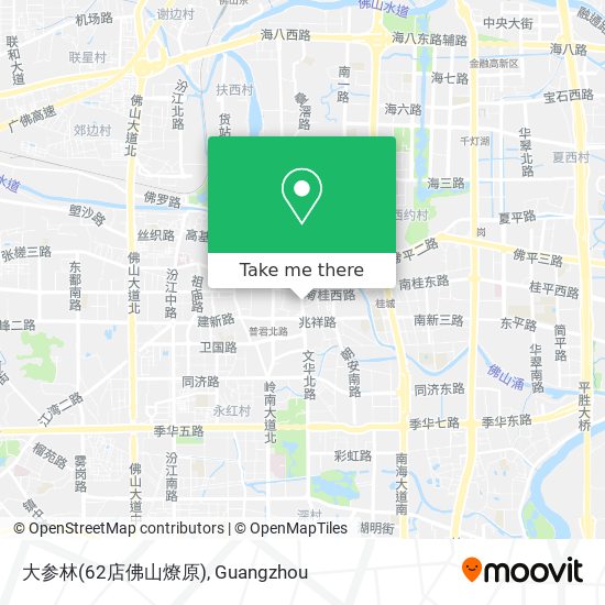 大参林(62店佛山燎原) map