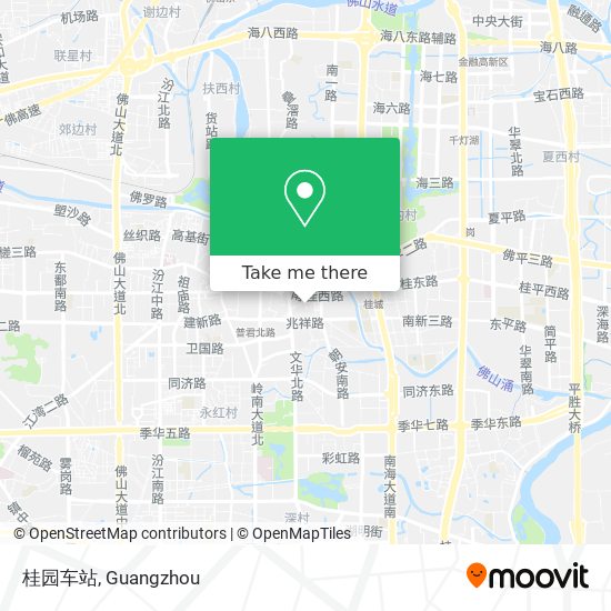桂园车站 map
