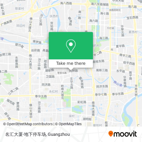 名汇大厦-地下停车场 map