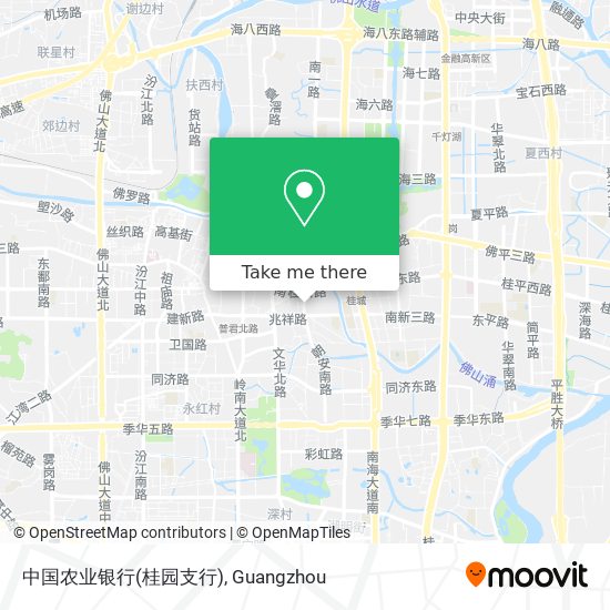 中国农业银行(桂园支行) map