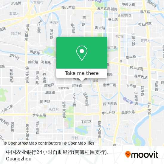 中国农业银行24小时自助银行(南海桂园支行) map