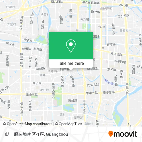 朝一服装城南区-1座 map