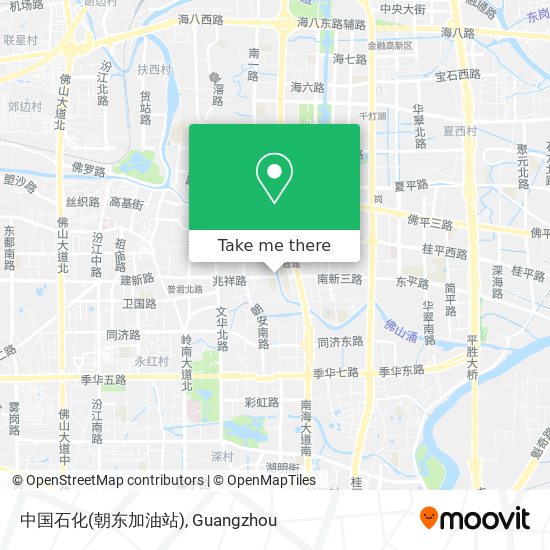 中国石化(朝东加油站) map