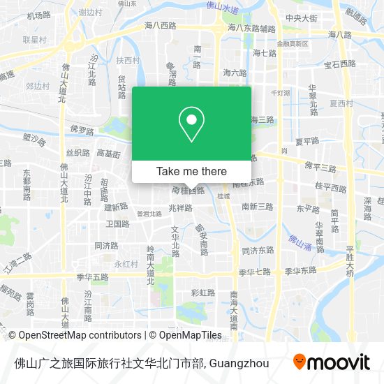 佛山广之旅国际旅行社文华北门市部 map
